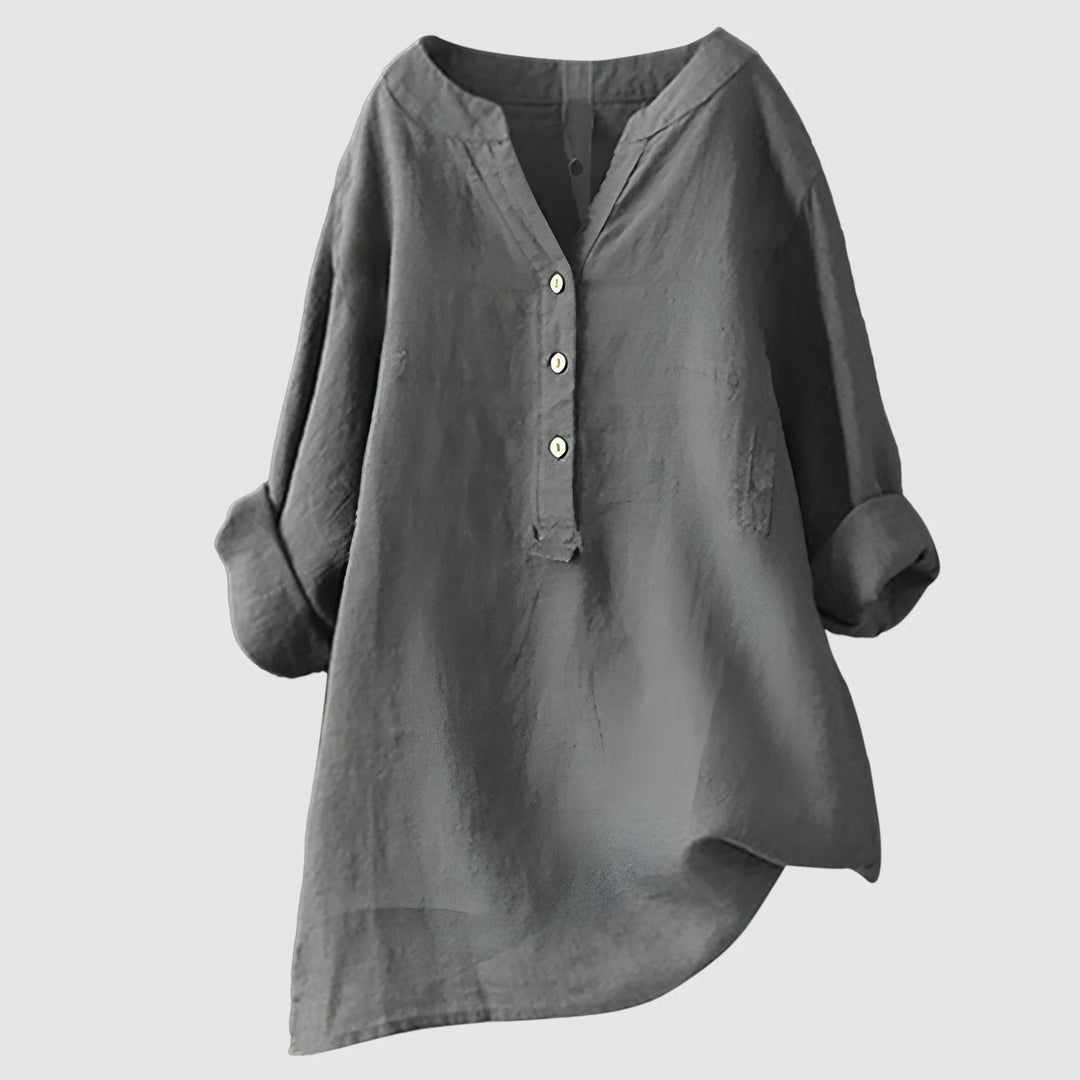 Lina | Lightweight and Comfortable Linen Blouse