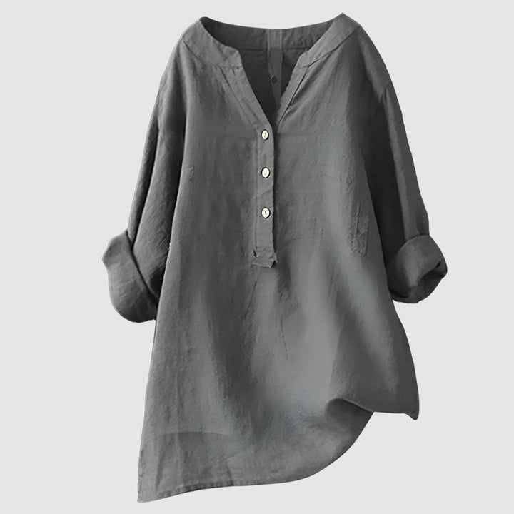 Lina | Lightweight and Comfortable Linen Blouse