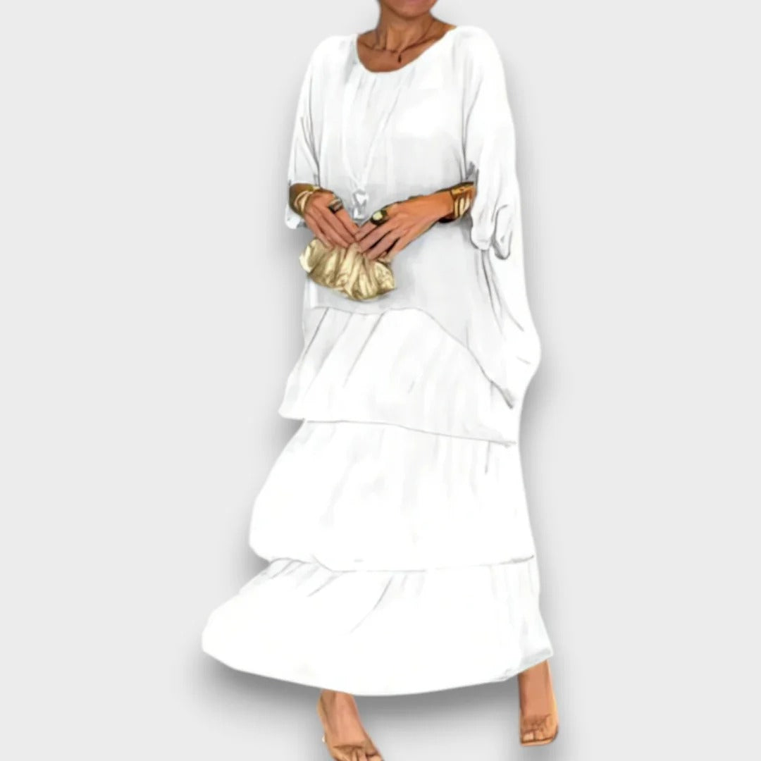 Lara | Elegant Flowing Maxi Dress