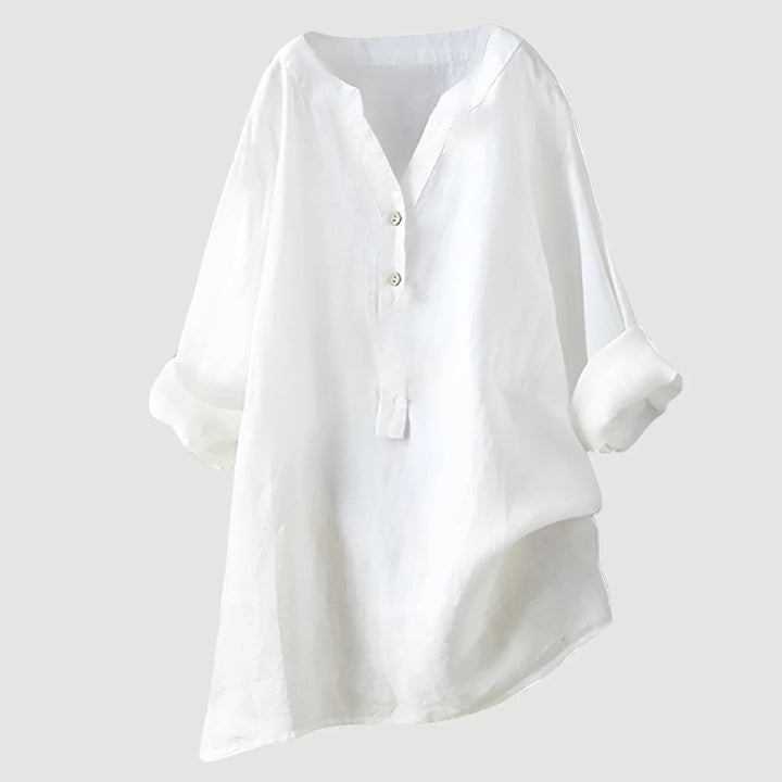 Lina | Lightweight and Comfortable Linen Blouse