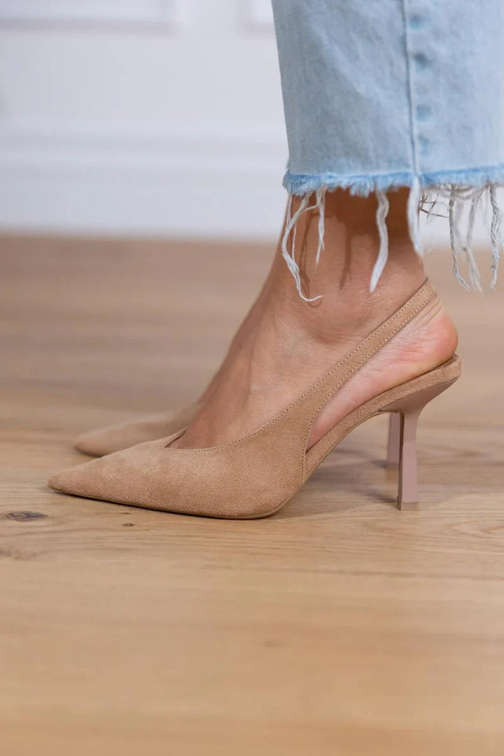 MARLENA™ Nude Slingback Décolleté
