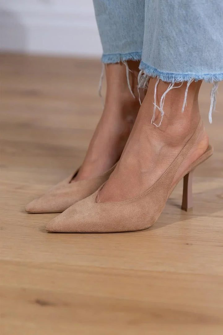 MARLENA™ Nude Slingback Décolleté